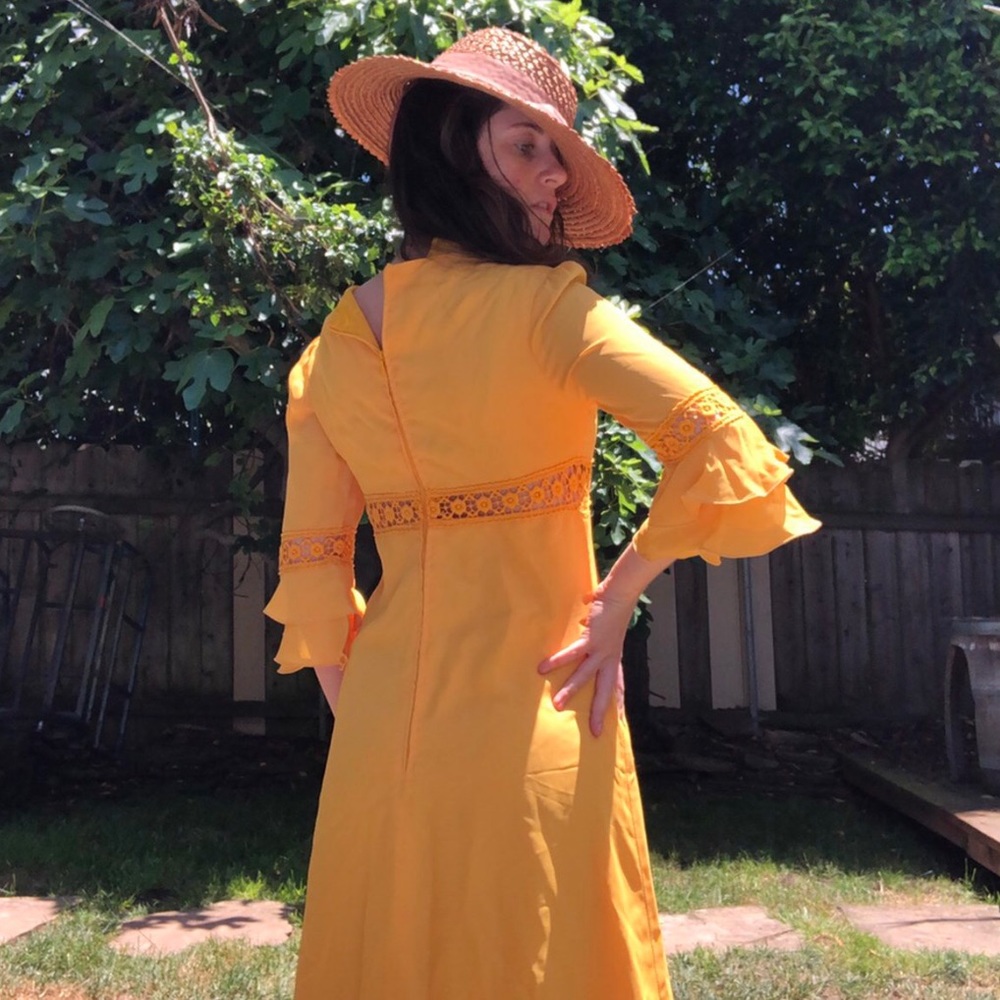 vintage maxi dress - Picture 3 of 4